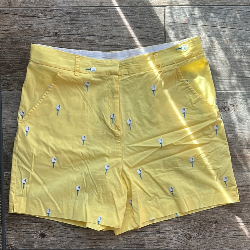 Lily Pulitzer Yellow Floral Women's Shorts